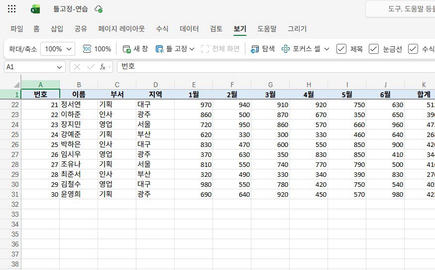 이제 내려도, 제목은 그대로 남아 있어요.